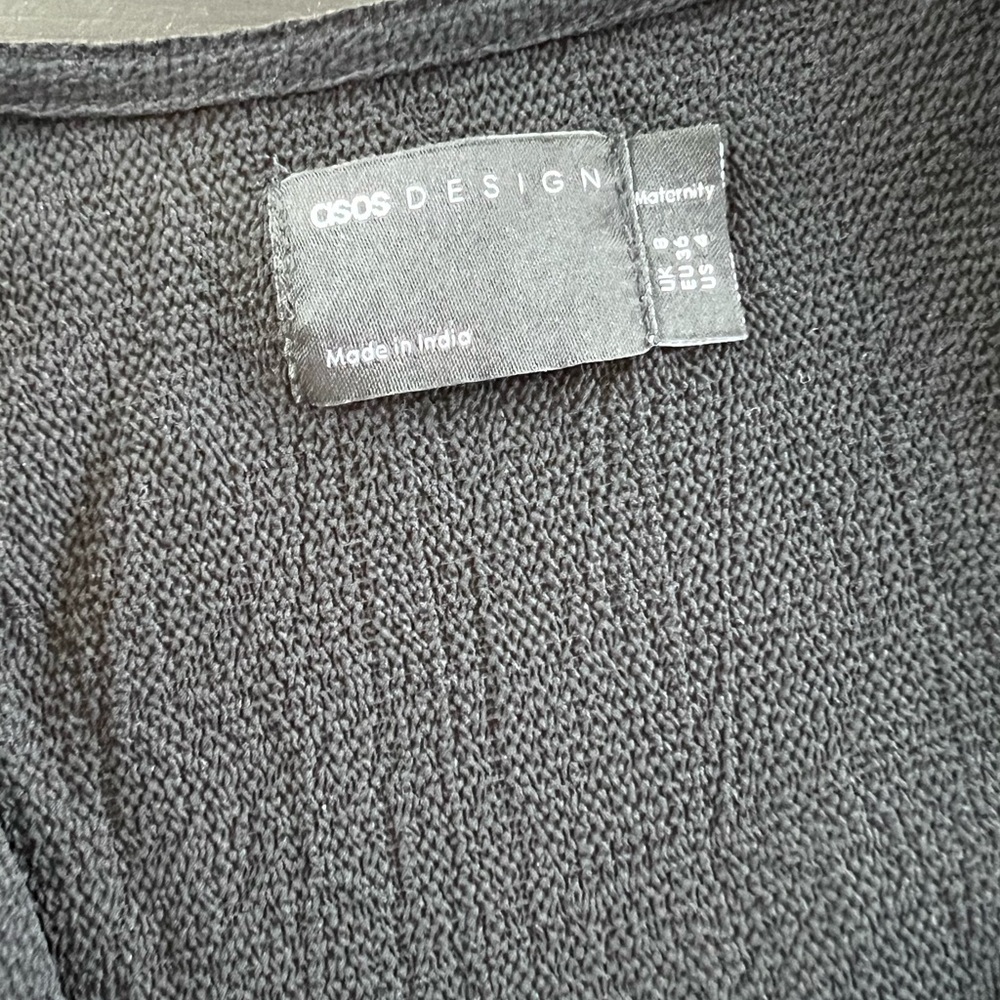 Asos Design Maternity Tie Front Button Up Midi Dr… - image 2